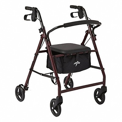FIRST VOICE MDS86850E Burgundy Basic Rollator