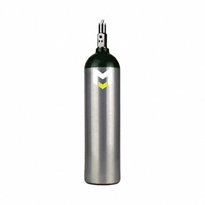 MERET PRODUCTS MDCYLTW Medical Oxygen Cylinder 398L Aluminum