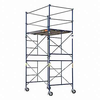 METALTECH MMRT5710A Scaffold Tower 14 ft 6 H with Castors