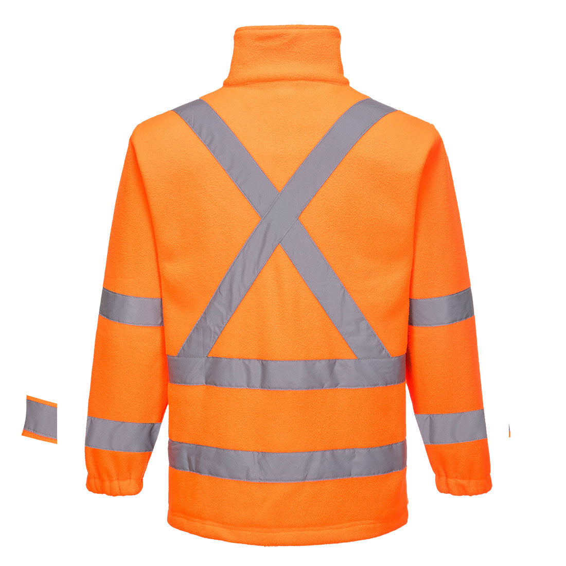 Portwest MF116 Hi-Vis X Back 1/4 Zip Polar Fleece