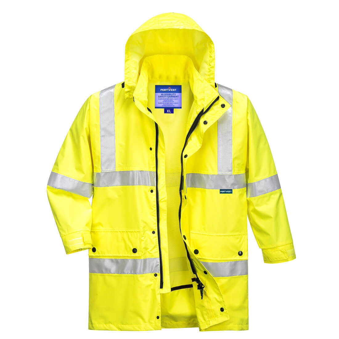 Portwest MF306 Argyle Hi-Vis Rain Traffic Jacket