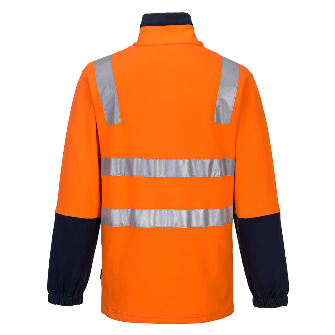 Portwest MF615 Hi-Vis Contrast 1/4 Zip Brush Fleece