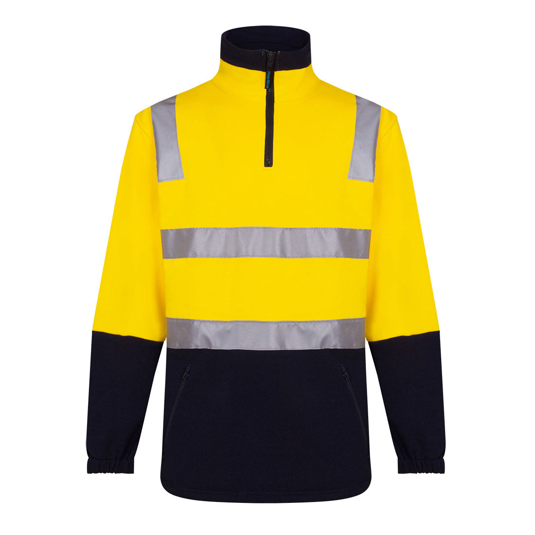 Portwest MF615 Hi-Vis Contrast 1/4 Zip Brush Fleece