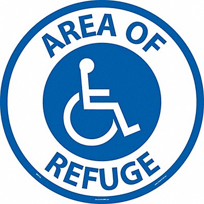 ACCUFORM MFS710 Sign ADA Accessible Refuge