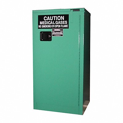 SECURALL MG309FL Gas Cylinder Cabinet Keyed Lock NFPA 101