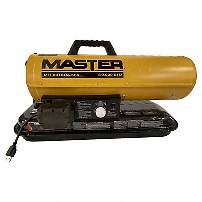 MASTER MH80TBOAKFA Portable Oil and Kerosene Torpedo Heater