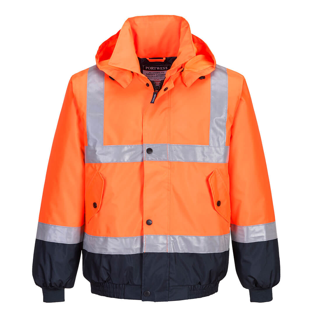 Portwest MJ204 Hi-Vis Contrast Bomber Jacket