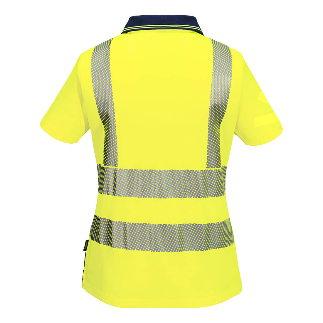 Portwest ML210 Hi-Vis Womens Cotton Comfort Contrast Polo Shirt S/S