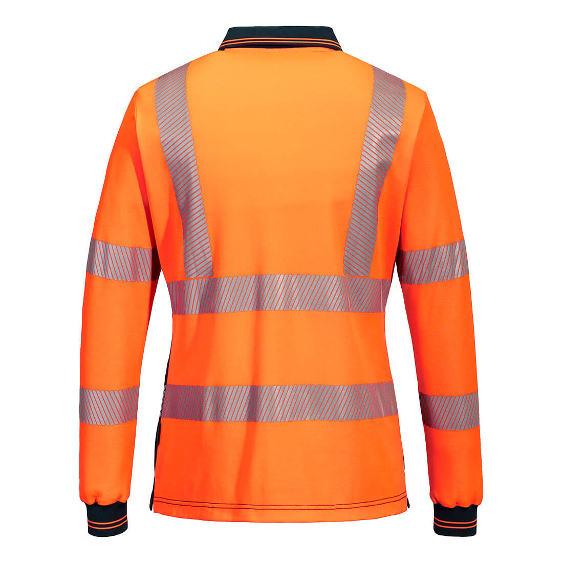 Portwest ML212 Hi-Vis Women's Cotton Comfort Polo Shirt L/S