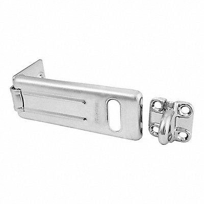 MASTER LOCK 704 Latching Hasp Fixed Natural 4-1/2 in L