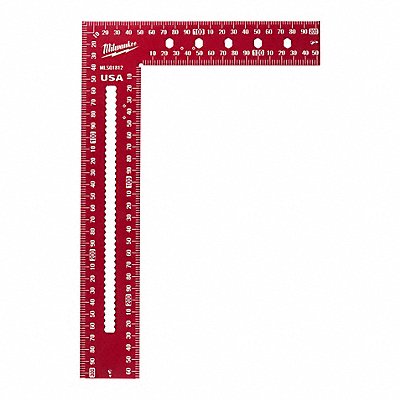 MILWAUKEE TOOL EQUIPMENT MLSQ1812 Framing Square Aluminum Metric