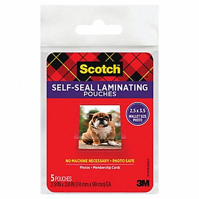 SCOTCH PL903G Pouch Lam Wallet Glossy PK5