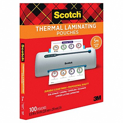 SCOTCH TP5854100 Pouch Thermal Laminator 5mm PK100