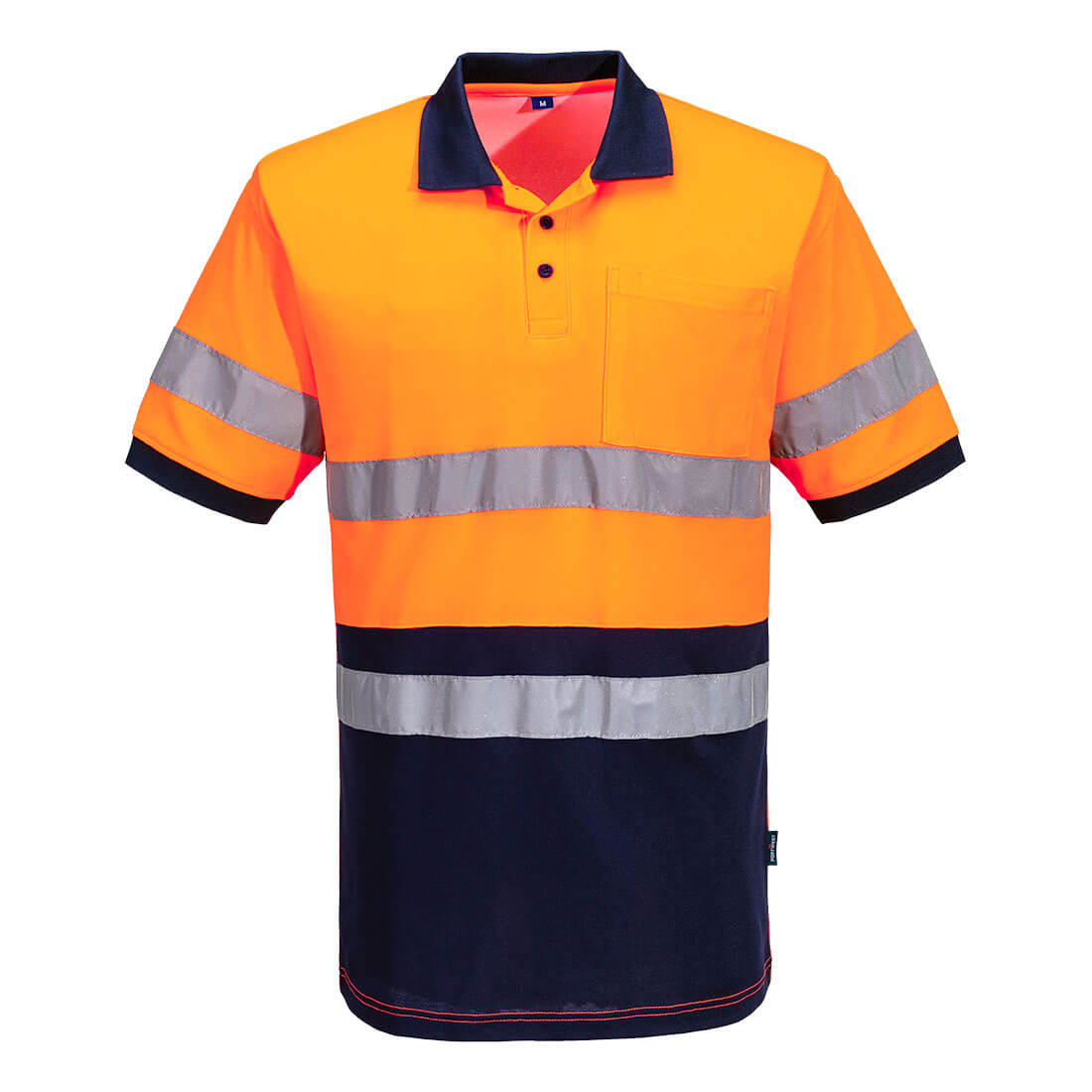 Portwest MP410 Hi-Vis Class D/N Contrast Polo shirt S/S