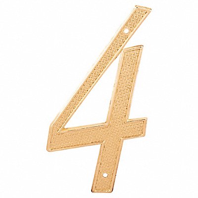 PRIME-LINE MP4284 Number Sign Overall 4 H x 2 W PK2