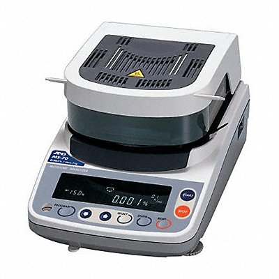 A D WEIGHING MS70 Moisture Analyser 71g 30 to 200 deg.C