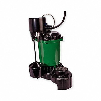 MYERS MS33V10 Submersible Sump Pump 8ft 12.75in 115VAC