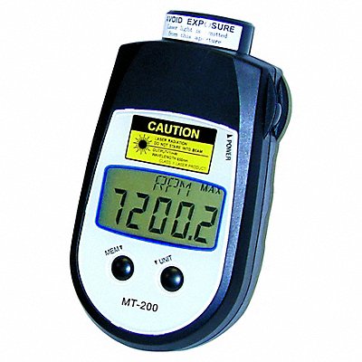 SHIMPO MT200 Tachometer +/-0.006% RPM Acc LCD