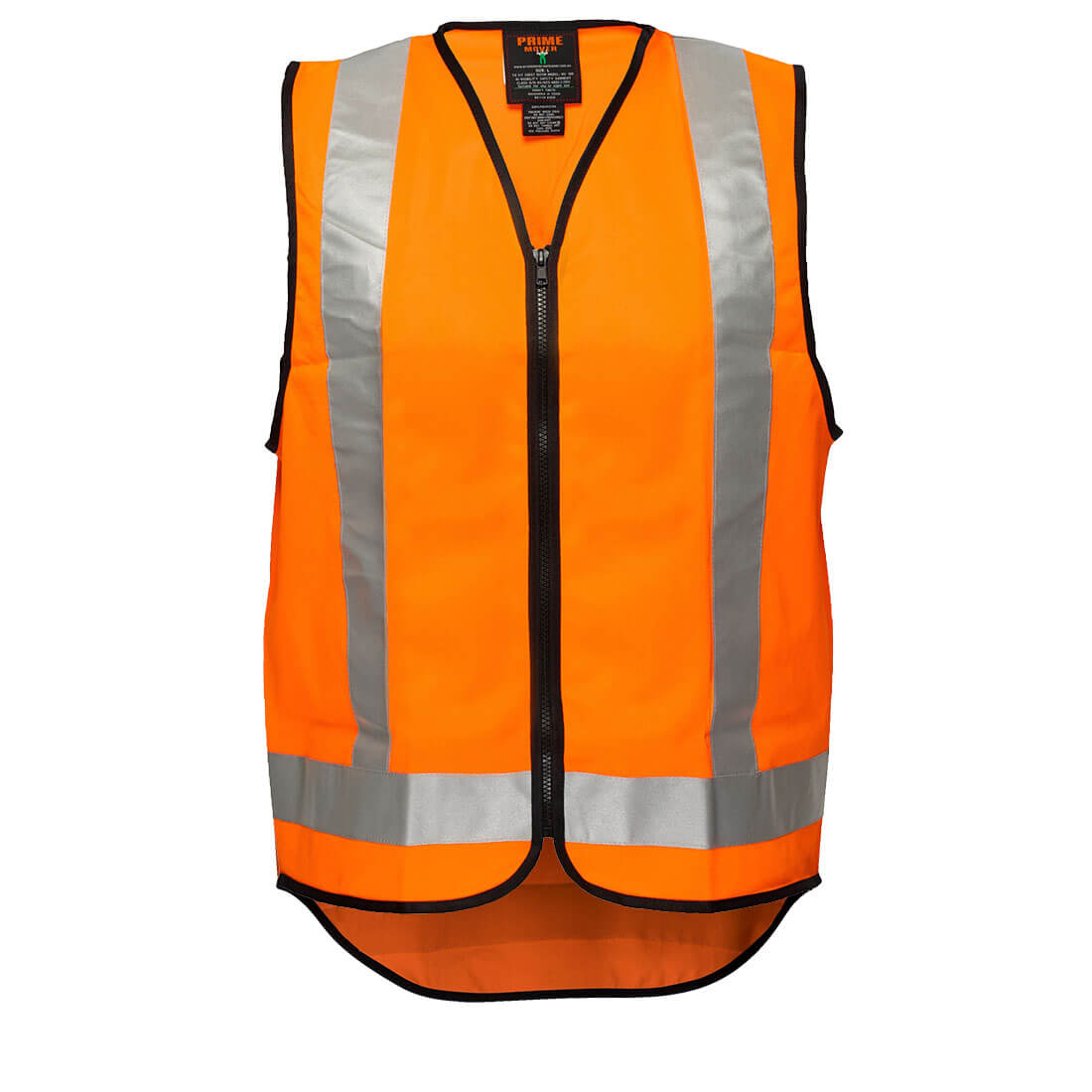 Portwest MV188 Hi-Vis X Back Zipped Vest