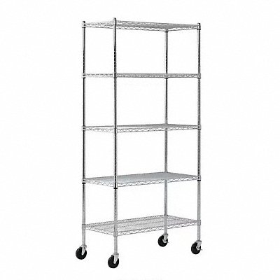 GRAINGER MWS361872 Wire Shlvng 18x72x36in Shlf Cap 200lb