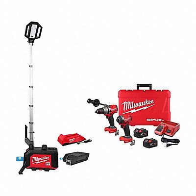MILWAUKEE TOOL EQUIPMENT MXF0401-XC, 369622 MX FUEL Tower Light + M18 FUEL Combo Kit