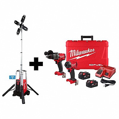 MILWAUKEE MXF0411XC369722 MX Tower Light Kit w M18 2-Tool Kit