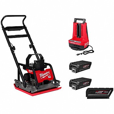 MILWAUKEE MXF2202HDMXFHD812 MXF Plate Compactor+FORGE HD12.0 Battery