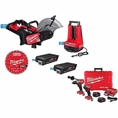 MILWAUKEE TOOL EQUIPMENT MXF3152-XC, 369622 MXF Cut-Off Saw Kit + M18 FUEL Combo Kit