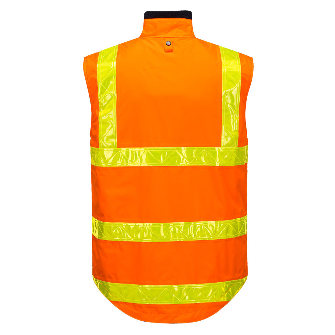 Portwest MY214 Hi-Vis Polar Fleece Lined Vic Roads Reversible Vest