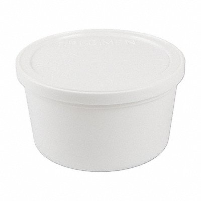 MEDEGEN MEDICAL PRODUCTS 02730A Specimen Container 240 mL White PK250