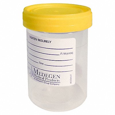 MEDEGEN MEDICAL PRODUCTS 4946 Specimen Container 120 mL Clear PK300