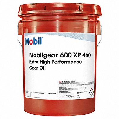 MOBIL 110352 Gear Oil Mineral Brown 38 lb Pail