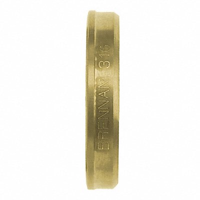 BRENNAN INDUSTRIES N0319B16B Brass Back Ferrule