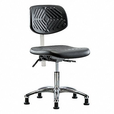 GRAINGER BRNCRPDHCHCRT1A0RGBLK Poly CR Chair Low Tilt Stat Blk
