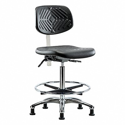GRAINGER BRNCRPHBCHCRT1A0CFRGBLK Poly CR Chair High Tilt FR Stat Blk