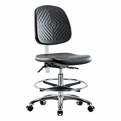 GRAINGER BRNCRPMBCHMBCRT1A0CFCCBLK Poly CR Chr Med Md Bk T FR C Blk
