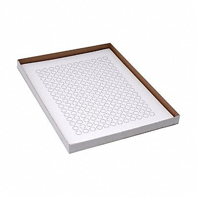 GRAINGER GRAINGC10 Cyro Label White Polypropylene PK20