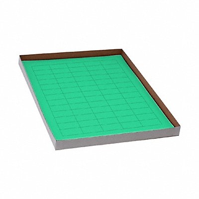 GRAINGER GRAINGC123 Cyro Label Green Polypropylene PK20
