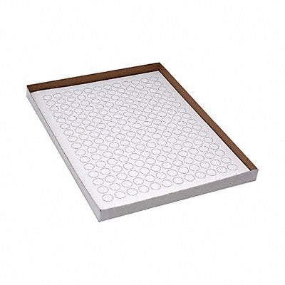 GRAINGER GRAINGC20 Cyro Label White Polypropylene PK20