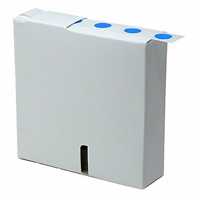 GRAINGER GRAINGC39 Cyro Label Blue Polypropylene