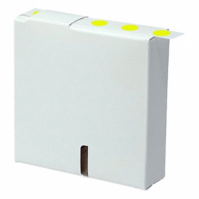 GRAINGER GRAINGC49 Cyro Label Yellow Polypropylene