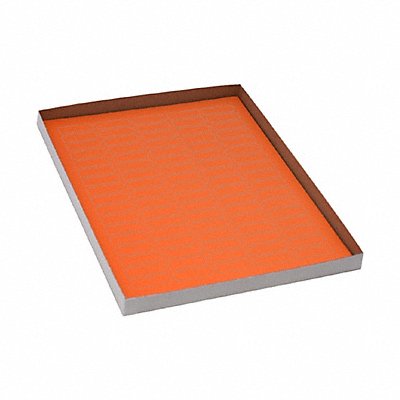 GRAINGER GRAINGC54 Cyro Label Orange Polypropylene PK20