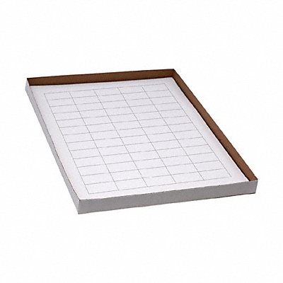GRAINGER GRAINGC73 Cyro Label White Polypropylene PK20