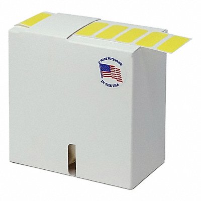 GRAINGER GRAINGC8 Cyro Label Yellow Polypropylene