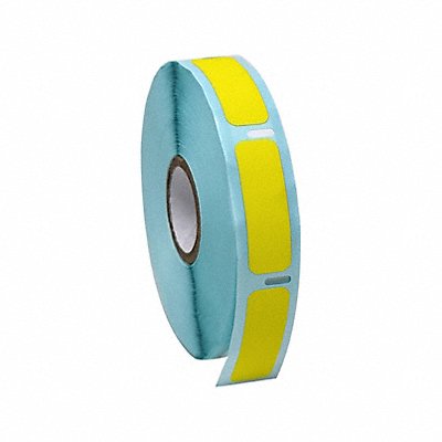 GRAINGER GRAINGDTC12 Cryogenic Label Yellow Polypropylene