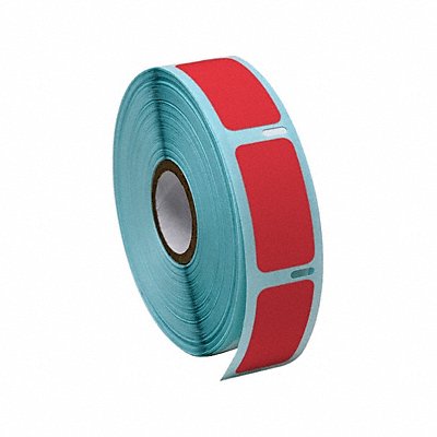 GRAINGER GRAINGDTC17 Cryogenic Label Red Polypropylene