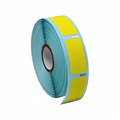GRAINGER GRAINGDTC18 Cryogenic Label Yellow Polypropylene