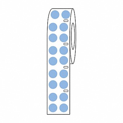 GRAINGER GRAINGDTC20 Cryogenic Label Blue Polypropylene