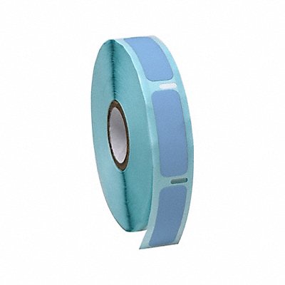 GRAINGER GRAINGDTC8 Cryogenic Label Blue Polypropylene