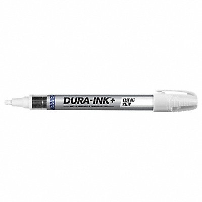 MARKAL 96310 Temporary Ink Marker Valve 5-3/4 L White